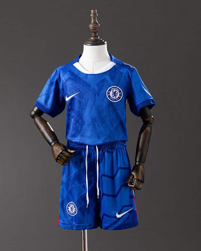 Chelsea Home 25_26 Kids (1) סט ילדים מדי בית צ'לסי עונת 2025/2026
