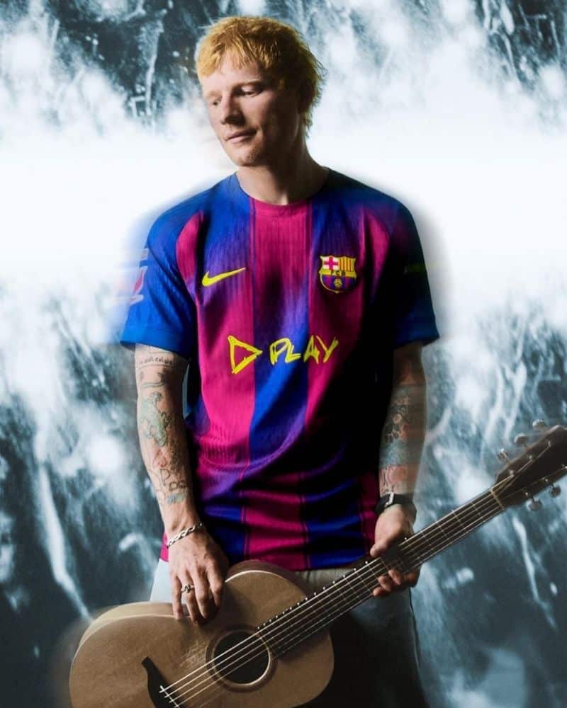 חולצת קלאסיקו ברצלונה x אד שירן עונת 2025/2026