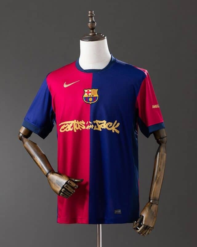 חולצת קלאסיקו ברצלונה x טראוויס סקוט עונת 2024/2025