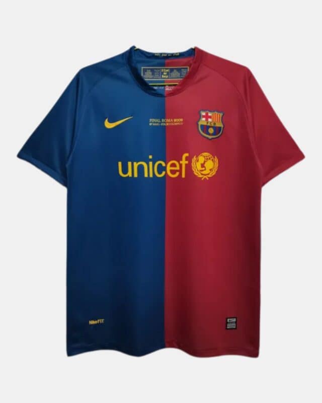 חולצת בית ברצלונה עונת 2008/2009 גרסת גמר ליגת האלופות