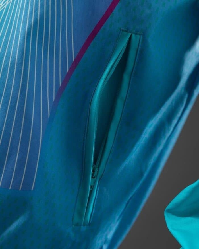 מעיל רוח דו-צדדי ברצלונה Pink & Light Blue