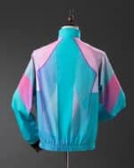 מעיל רוח דו-צדדי ברצלונה Pink & Light Blue