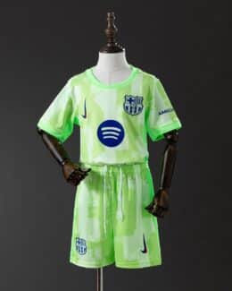 סט ילדים מדים שלישיים ברצלונה עונת 2024/2025