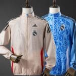 מעיל רוח דו-צדדי ריאל מדריד Beige & Blue