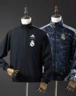 מעיל רוח דו-צדדי ריאל מדריד Black & Black Dragon