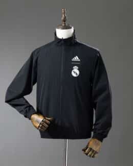 מעיל רוח דו-צדדי ריאל מדריד Black & Black Dragon