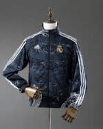 מעיל רוח דו-צדדי ריאל מדריד Black & Black Dragon