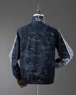 מעיל רוח דו-צדדי ריאל מדריד Black & Black Dragon