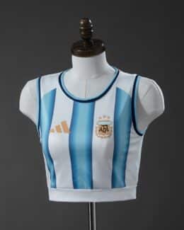 גופיית קרופ לנשים ארגנטינה מונדיאל 2026