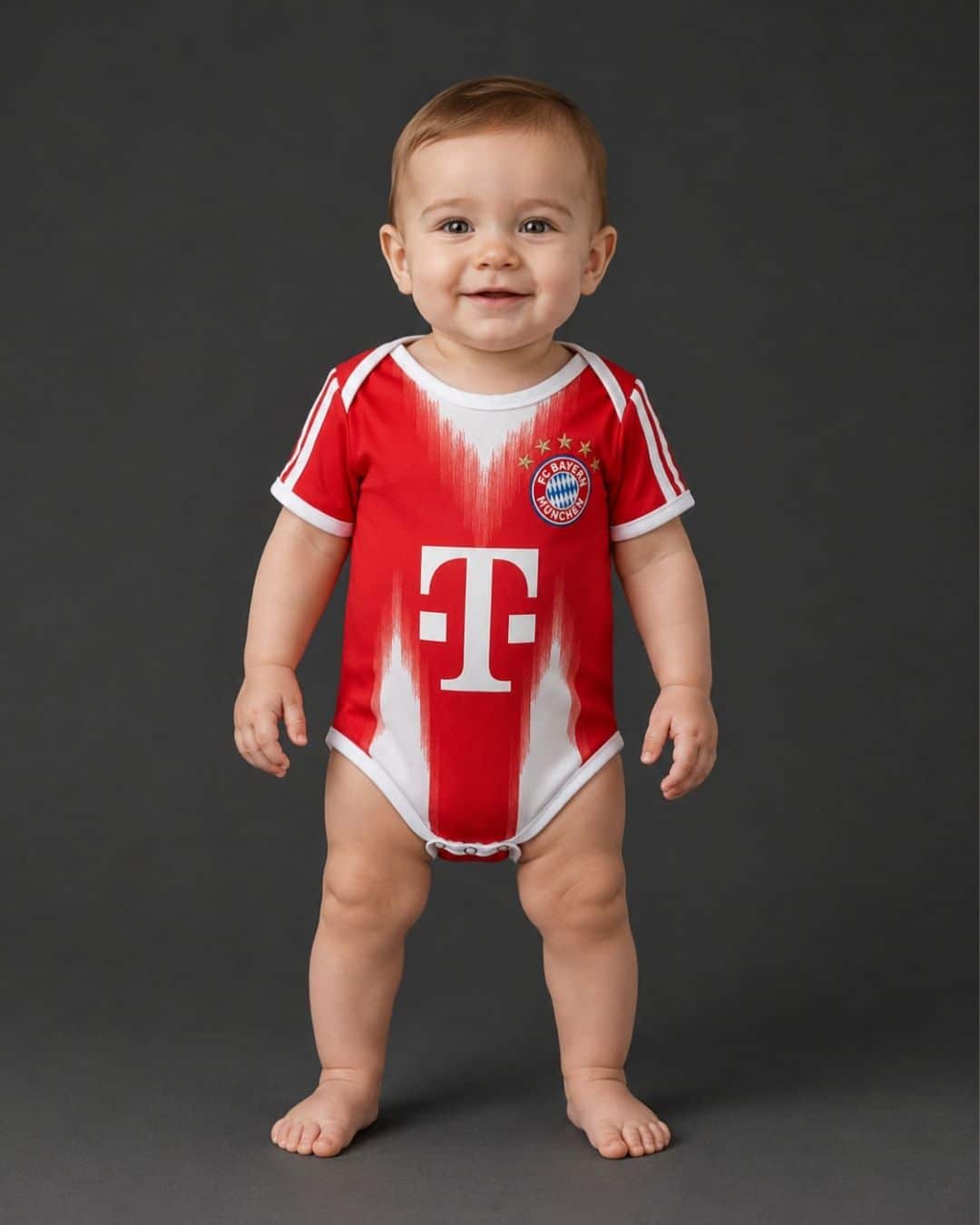 Bayern Munich Home 2526 Babies (model) בגד גוף לבייבי מדי בית באיירן מינכן עונת 2025/2026