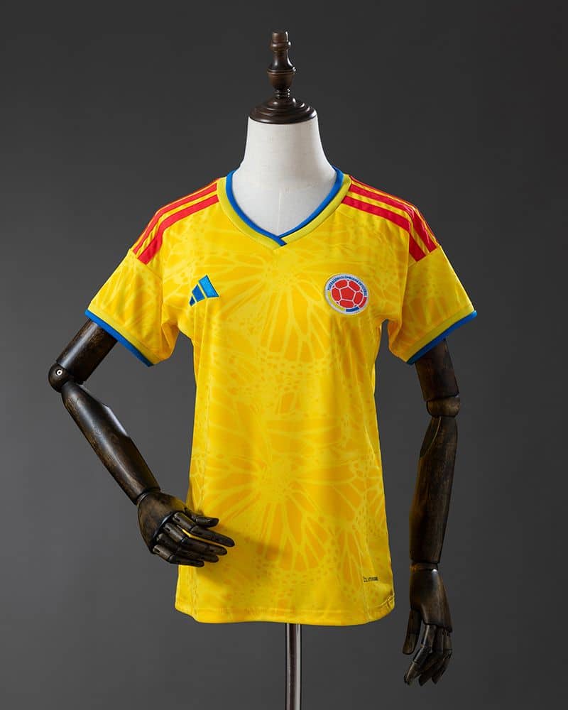 Colombia Home World Cup 2026 Women (1) חולצת בית קולומביה מונדיאל 2026 גזרת נשים