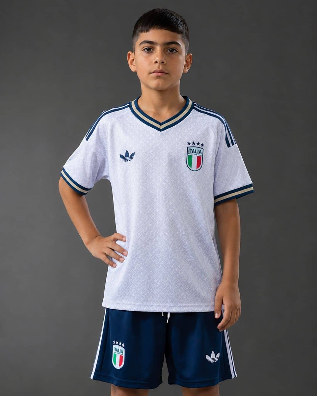 Italy Away World Cup 2026 Kids (model) סט ילדים מדי חוץ איטליה מונדיאל 2026