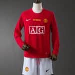 סט ילדים ארוך מדי בית מנצ'סטר יונייטד עונת 2007/2008 גרסת גמר ליגת האלופות