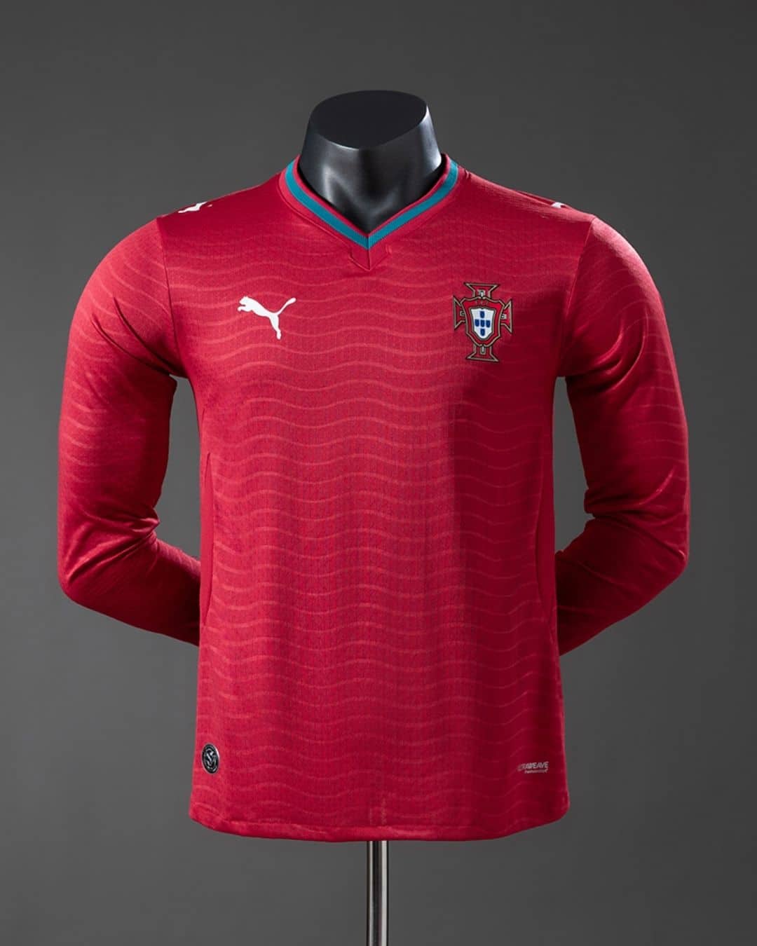 Portugal Home World Cup 2026 Long Sleeve Player (1) חולצת בית ארוכה פורטוגל מונדיאל 2026 גרסת שחקן