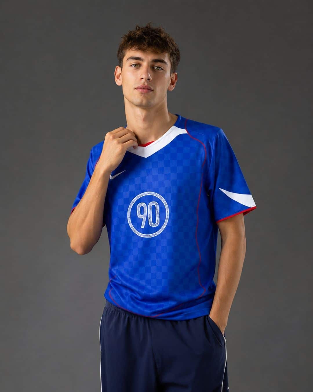Total 90 Dark Blue (model) חולצת Total 90 צבע כחול כהה