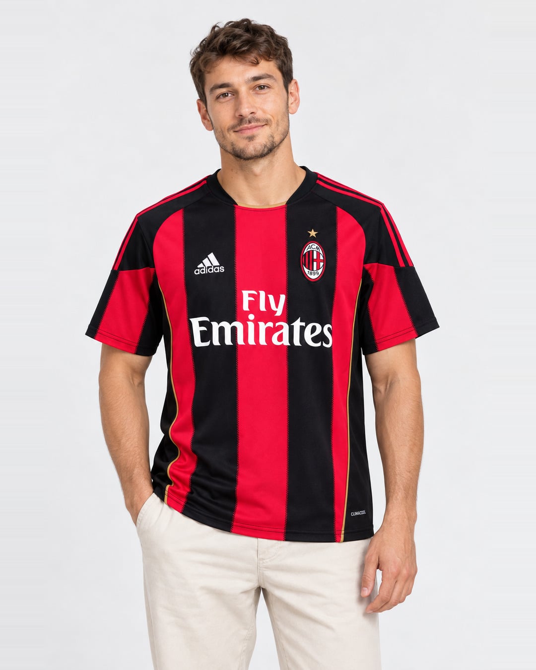 AC Milan Home Jersey 2010-2011 (model) חולצת בית מילאן עונת 2010/2011 – תמונה 1