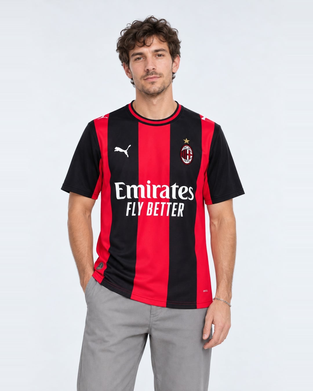 AC Milan Home Jersey 2026-2027 (model) חולצת בית מילאן עונת 2026/2027 – תמונה 1