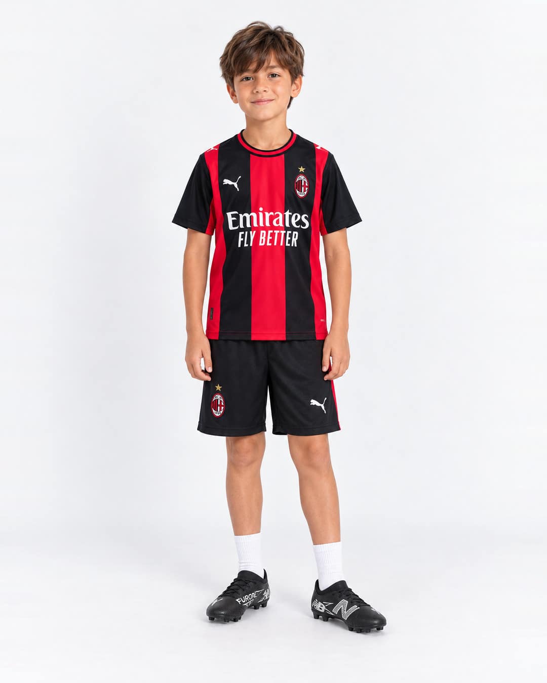AC Milan Home Kit 2026-2027 Kids (model) סט ילדים מדי בית מילאן עונת 2026/2027 – תמונה 1