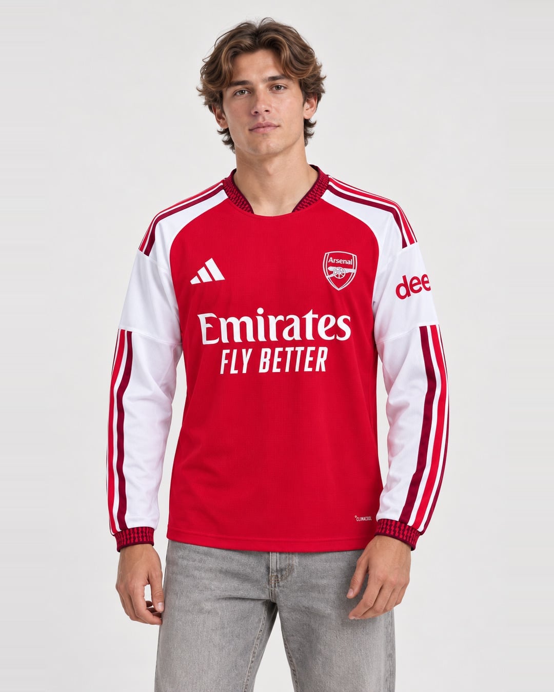 Arsenal Home Jersey 2026-2027 Long Sleeve (model) חולצת בית ארוכה ארסנל עונת 2026/2027 – תמונה 1