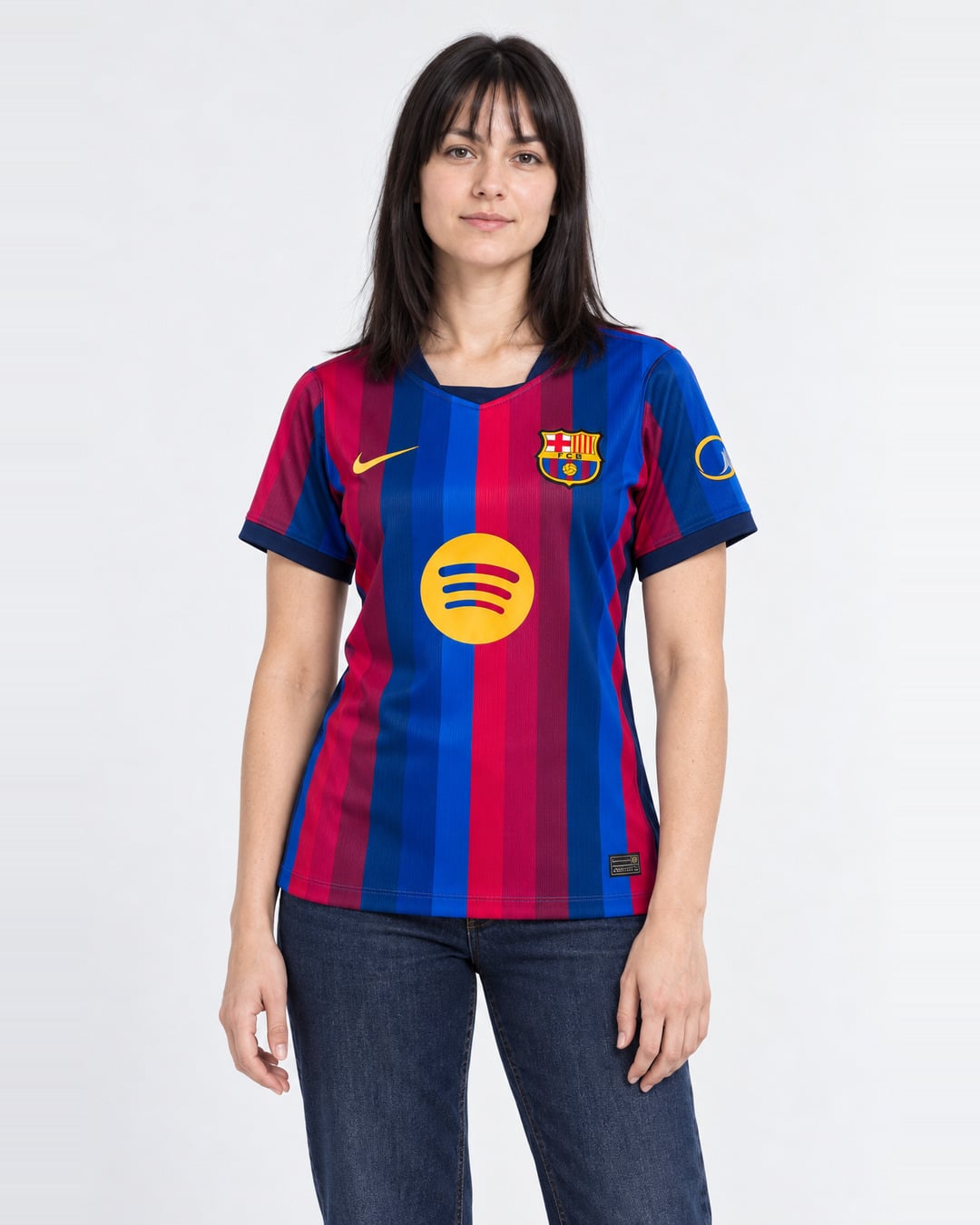 Barcelona Home Jersey 2026-2027 Women (model) חולצת בית ברצלונה עונת 2026/2027 גזרת נשים – תמונה 1