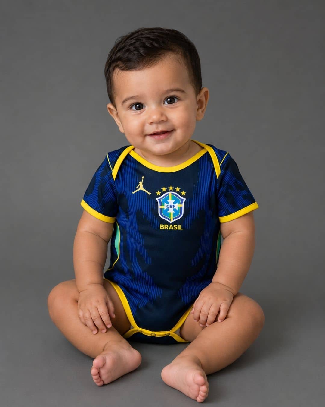 Brazil Away World Cup 2026 Babies (model) בגד גוף לבייבי מדי חוץ ברזיל מונדיאל 2026