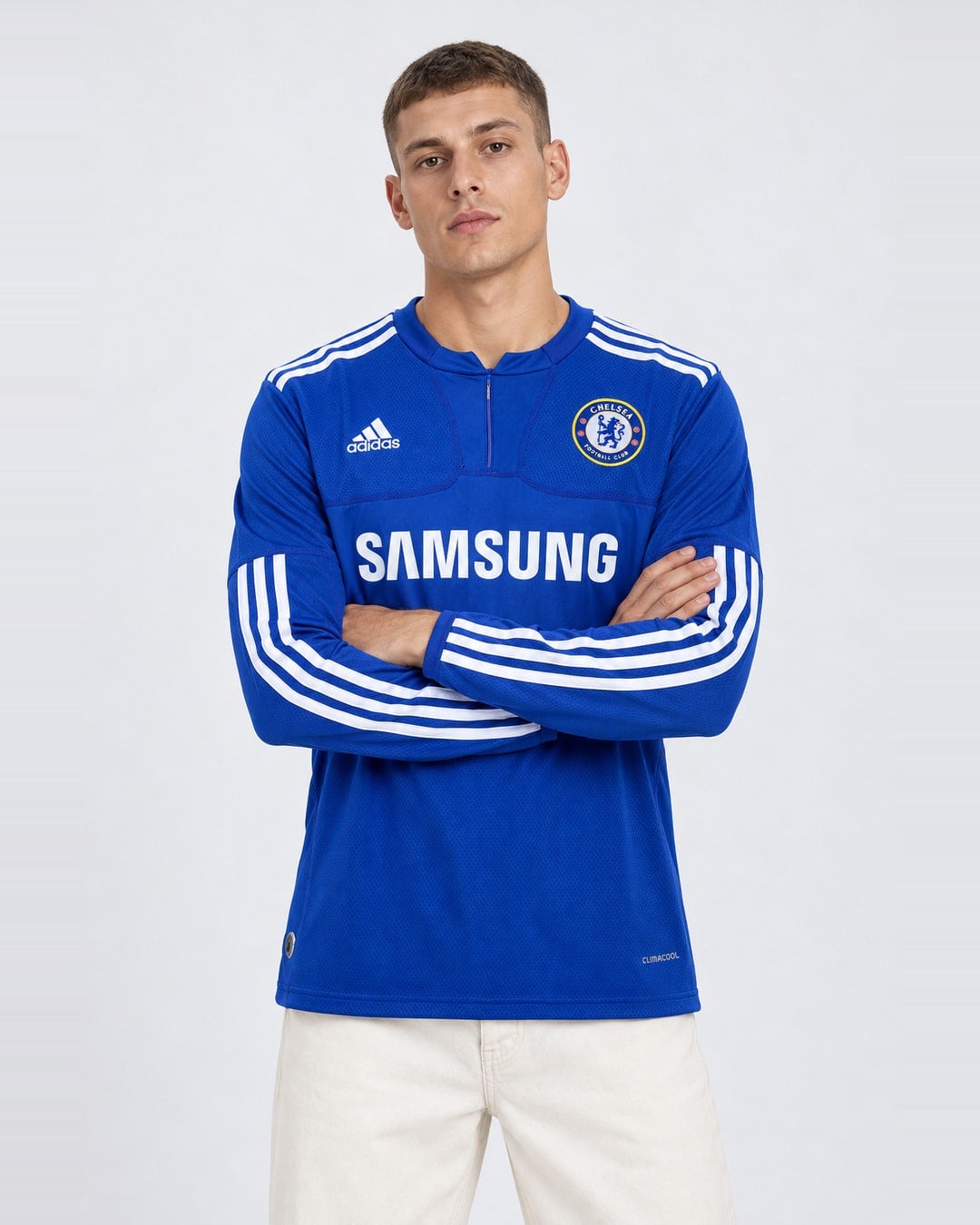 Chelsea Home Jersey 2009-2010 Long Sleeve (model) חולצת בית ארוכה צ'לסי עונת 2009/2010 – תמונה 1