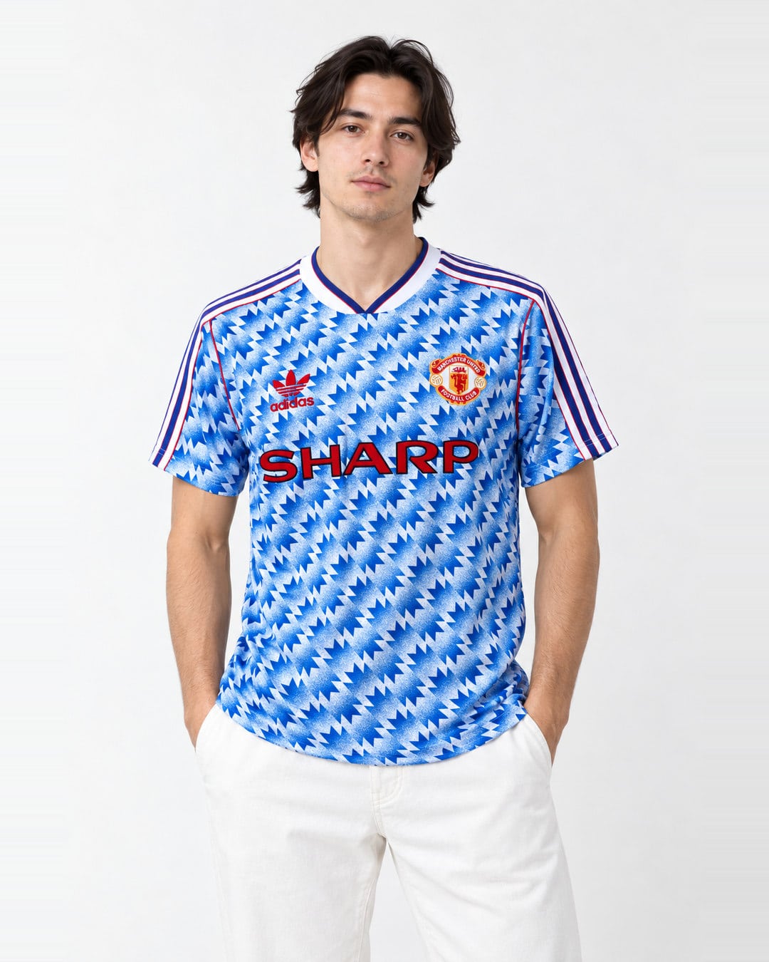 Manchester United Away Jersey 1990-1991 (model) חולצת חוץ מנצ'סטר יונייטד עונות 1990/1992 – תמונה 1