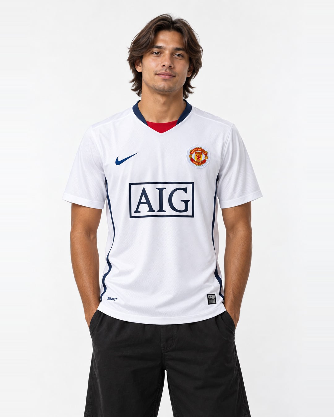 Manchester United Away Jersey 2008-2009 (model) חולצת חוץ מנצ'סטר יונייטד עונת 2008/2009 – תמונה 1