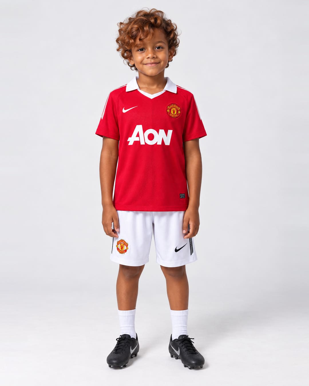 Manchester United Home Kit 2010-2011 Kids (model) סט ילדים מדי בית מנצ'סטר יונייטד עונת 2010/2011 – תמונה 1