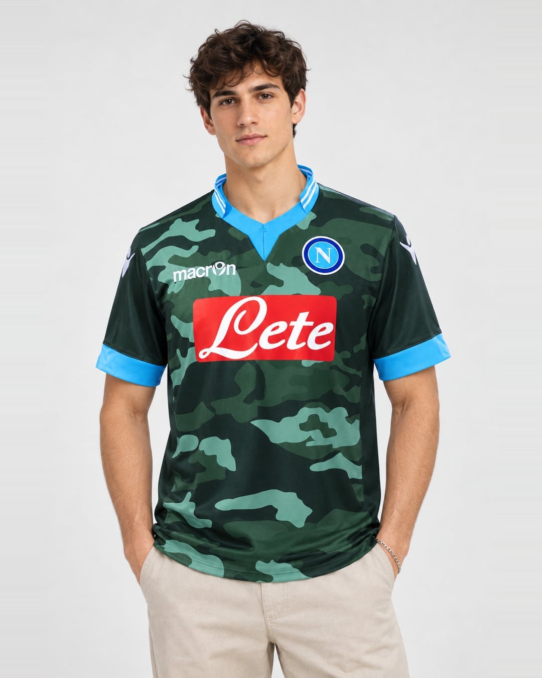 Napoli Home Jersey 2013-2014 (model) חולצת בית נאפולי עונת 2013/2014 – תמונה 1