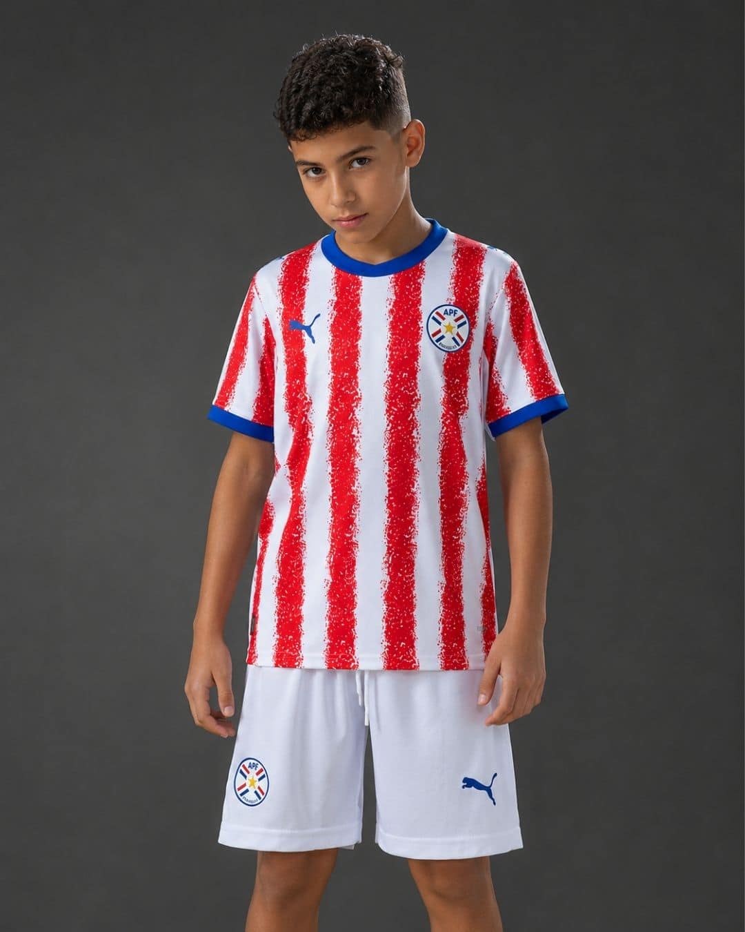 Paraguay Home World Cup 2026 Kids (model) סט ילדים מדי בית פרגוואי מונדיאל 2026