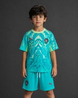 סט ילדים מדי שוער ירוקים פורטוגל מונדיאל 2026