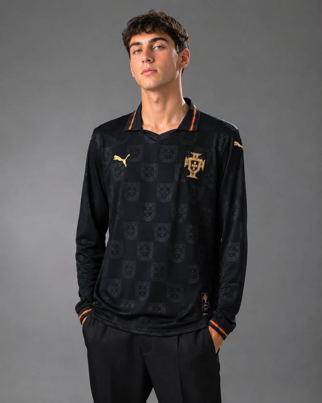 Portugal Special Edition World Cup 2026 Long Sleeve (model) חולצת Black Panther Edition ארוכה פורטוגל מונדיאל 2026