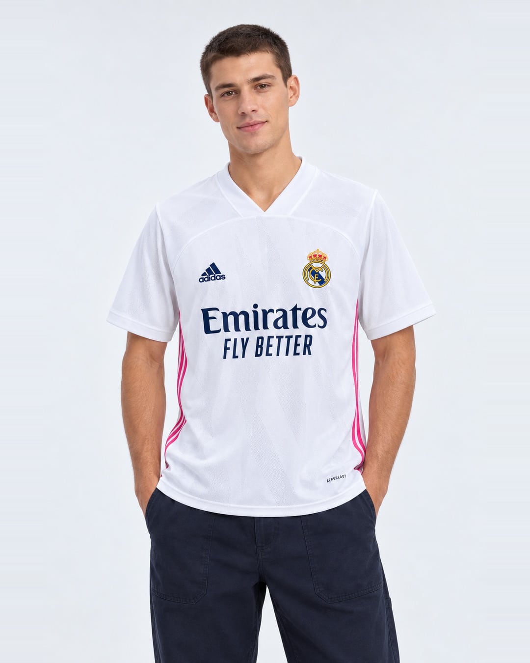 Real Madrid Home Jersey 2020-2021 (model) חולצת בית ריאל מדריד עונת 2020/2021 – תמונה 1