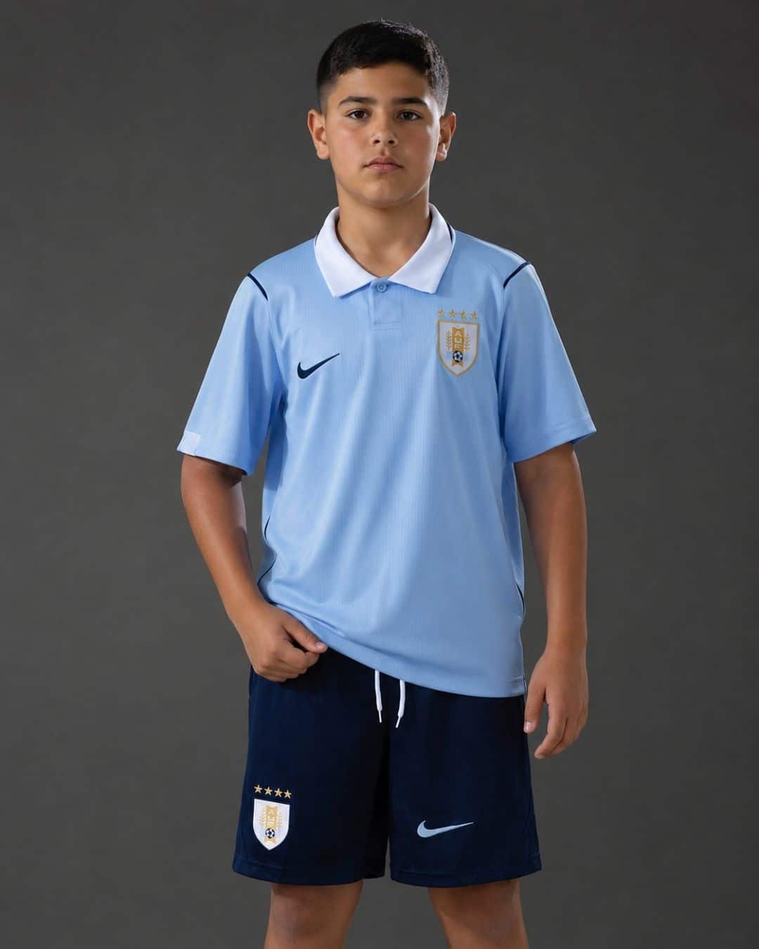 Uruguay Home World Cup 2026 Kids (model) סט ילדים מדי בית אורוגוואי מונדיאל 2026